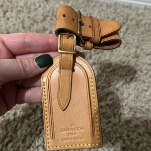 Authentic Louis Vuitton Luggage Tag